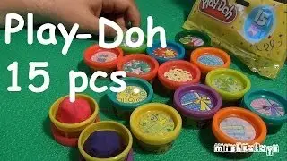 Набор для вечеринки подарки Плей До Play Doh party set 15 pieces