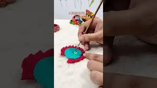 Bangali Traditional Miniature Hatpatha🪭#diy #upcycling #artandcraft #ytshorts #shorts #upcyclecraft