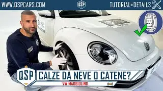 Video QSPCARS Differenze tra Calze da Neve Omologate e Catene da neve | Test di Montaggio su Auto