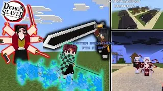 This Demon Slayer Add-On Is Getting BETTER AND BETTER! | DEMON SLAYER ADD-ON FOR MCPE/BE 1.21.120+