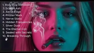 Moody Neon Smoke Visuals  Futuristic Aesthetic Cinematic
