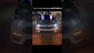 MUSTANG ANTI LAG TWIN TURBO ,ABSOLUTE BEAST.