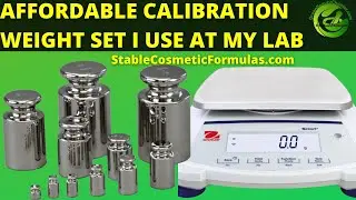 AFFORDABLE CALIBRATION WEIGHT I USE FOR MY LAB SCALES (Why You Should Calibrate Your Scales Daily)