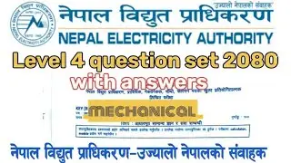 mechanical foreman (NEA level 4 )question paper with answer