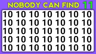 Find The Odd One Out | Find the odd numbers and letters 