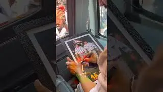 Thalapathy Vijay in Namakkal: Fan Gifts Vijay&ndash;Ajith Photo, Gets It Signed
