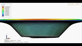 Springback Effect Simulation for Single Point Incremental Forming - demo 2