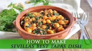 Испанский шпинат и нут &mdash; рецепт Espinacas con Garbanzos