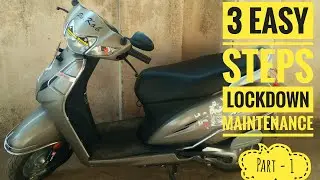 Bike maintenance during LOCKDOWN. | [Hindi] | [Part - 1] || Quawish Raza