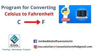 Program for Temperature Conversion - Celsius to Fahrenheit