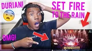SET FIRE TO THE RAIN - DURIAN MASKED | THE MASK SINGER THAILAND *CRAZY REACTION!*