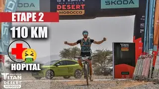 D&eacute;but des probl&egrave;mes ...  (ETAPE 2)  TITAN DESERT MAROC 2023