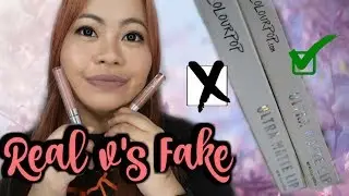 Real vs Fake Colourpop Ultra Matte Lip + Review ❤