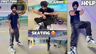 First time Skating kiya 🛼Nepal ma || Halt kharb hogi || Injured 🤕