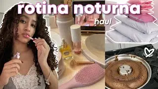 rotina noturna: comprinhas shein, self care, cozinhando bolo🎀