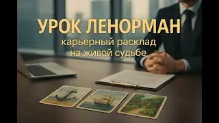 💼ОБУЧАЮЩИЙ РАСКЛАД ЛЕНОРМАН НА КАРЬЕРУ 💼 разбор на живой Судьбе. УРОК ЛЕНОРМАН.