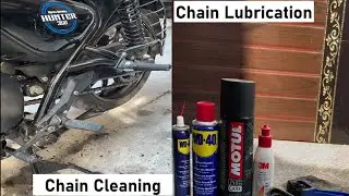 Chain cleaning & Lubrication Bike maintenance part1 #automobile #bike #rider #bikemaintenance