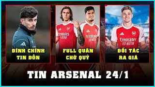 TIN ARSENAL 24/1: HINCAPIE VÀ CALAFIORI TÁI XUẤT, HAVERTZ KHỎE MẠNH CHỜ MAN UTD