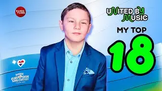 Junior Eurovision 2025 My Top 18 (+ 🇭🇷)
