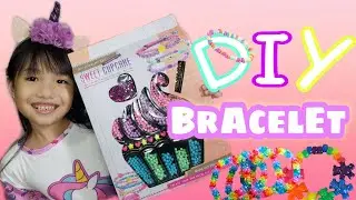 Easy DIY BEADS JEWELRY FOR KIDS(How to make beads bracelet)