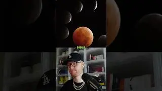 The MOON is RUSTING, a sign of END TIMES😱😧‼️ #christian #science #moon #shorts