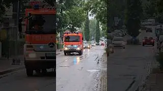 LF 16-12 der Feuerwehr Bad Vilbel Kernstadt auf Einsatzfahrt #feuerwehr