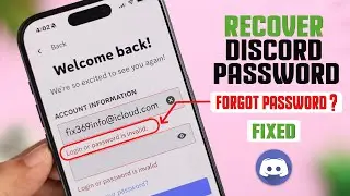 How To Change Discord Password if You Forgot It! [Reset Password]
