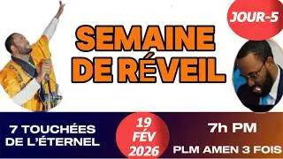 SEMAINE DES 7 TOUCH&Eacute;ES DE L&rsquo;ETERNEL||JOUR-5||PLM AMEN 3 FOIS||3170 LAKE ALFRED RD