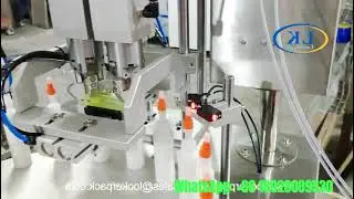 Auto Small Dose Medical Reagent Tube Bottling Filling and Capping Machine