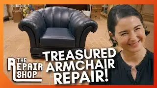 Обивщик вернул старому креслу былую славу 80-х! | Ремонтная мастерская