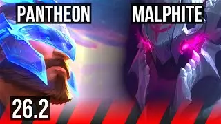 PANTHEON vs MALPHITE (TOP) | NA Master | 26.2