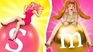 Fille Dor&eacute;e vs Fille Rose / D&eacute;fi Couleur