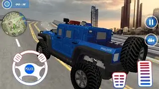 POLICE MONSTER TRUCK EXTREME CITY DRIVE! 🚨🔥