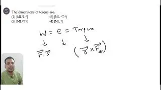 #neet #neet2025 The dimensions of torque are:-