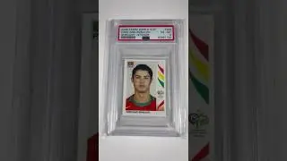 2006 World Cup Cristiano Ronaldo Vintage Football Soccer Sticker Card