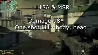 MW3: L11 vs. MSR ''Best Sniper Rifle?''
