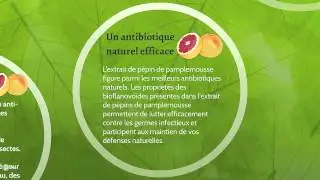 L' extrait de pepin de pamplemousse antibiotique naturel