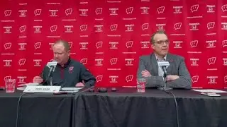Watch now: UW athletic director Chris McIntosh, men&rsquo;s basketball coach Greg Gard discuss fight