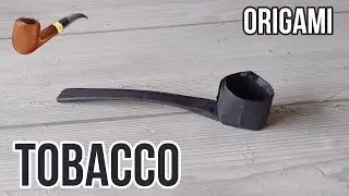 TOBACCO PIPE ORIGAMI| TUTORIAL| HOW TO MAKE A TOBACCO CRAFT| #tobacco #origami #tutorial