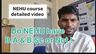 Does NEHU have B.A & B.Sc course or not! NEHU Courses complete details 🎓 #nehu #news