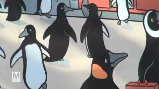 Silver Spring's Penguin Rush Hour Mural