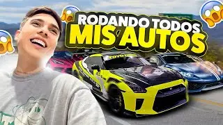 HICIMOS UNA RODADA CON TODOS MIS AUTOS JUNTOS😱 | ManuelRivera11