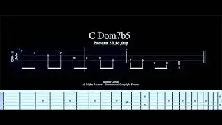 C Dom7b5 Pattern 2d,1d,1up