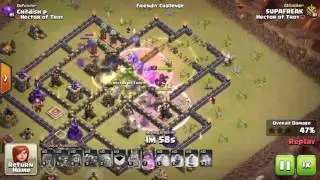 HOW TO 3 STAR MAX TH9 WITH LOW HEROES.