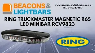 RING Truckmaster Magnetic R65 LED Minibar RCV9823 - Beaconsandlightbars