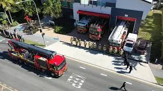 QFES Motorcade for Kevin Gregory 28th May, 2021