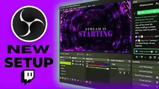 Purple Chains Animated Stream Package: For Twitch Overlay, YouTube, Kick, Facecam, Stream Overlays