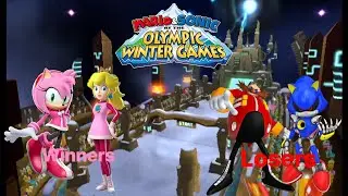 M&S at the Olympic Winter Games Dr. Eggman & Metal Sonic Loses to Amy & Peach in Dream Bobsleigh
