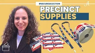 Precinct Supplies for Polling Locations: Stickers, Lanyards, Name Tags & More