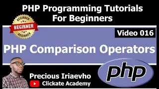 016 - PHP Comparison Operators | PHP Tutorial for Beginners Full Course